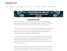 Tablet Screenshot of falarious.com